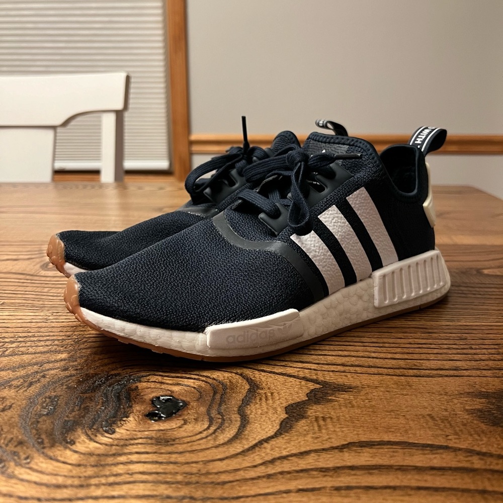 Adidas Originals NMD R1 Navy/White Shoes (Size 9)